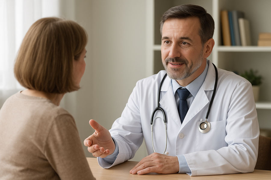 Tramadol prescription discussion with doctor